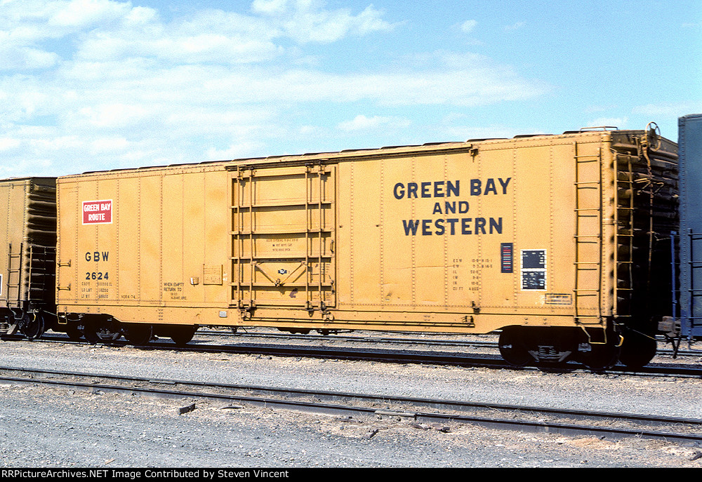 Green Bay & Western 50' box GBW #2624